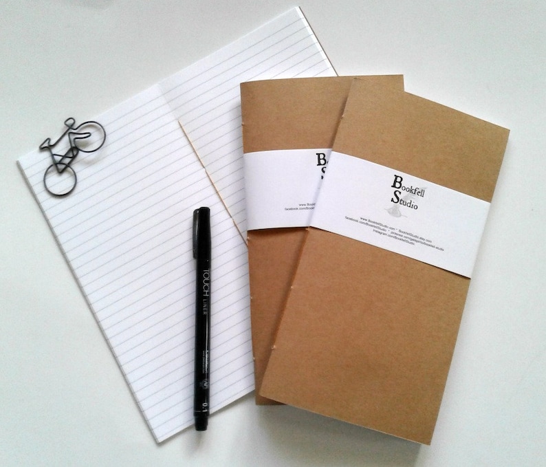 3 X Traveler's Notebook Inserts Kraft 3 Pack Bundle - Etsy