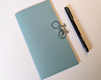 Travelers Notebook Insert - STEEL BLUE - Midori Insert - Sizes Regular Standard Wide B6 Personal A6 Pocket Field Notes Passport More  - N773