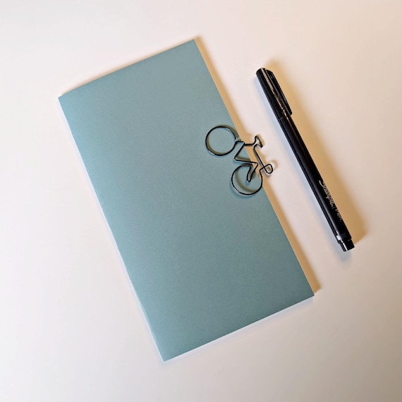 Travelers Notebook Insert - STEEL BLUE - Midori Insert - Sizes Regular Standard Wide B6 Personal A6 Pocket Field Notes Passport More  - N773