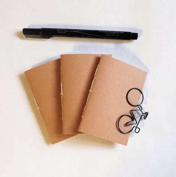 3 x NANO Traveler's Notebook Inserts - CHOICE of Covers and Inner Pages - Nano 3.75 x 2.5 - Fauxdori  Midori - Tiny Notebooks - RM206