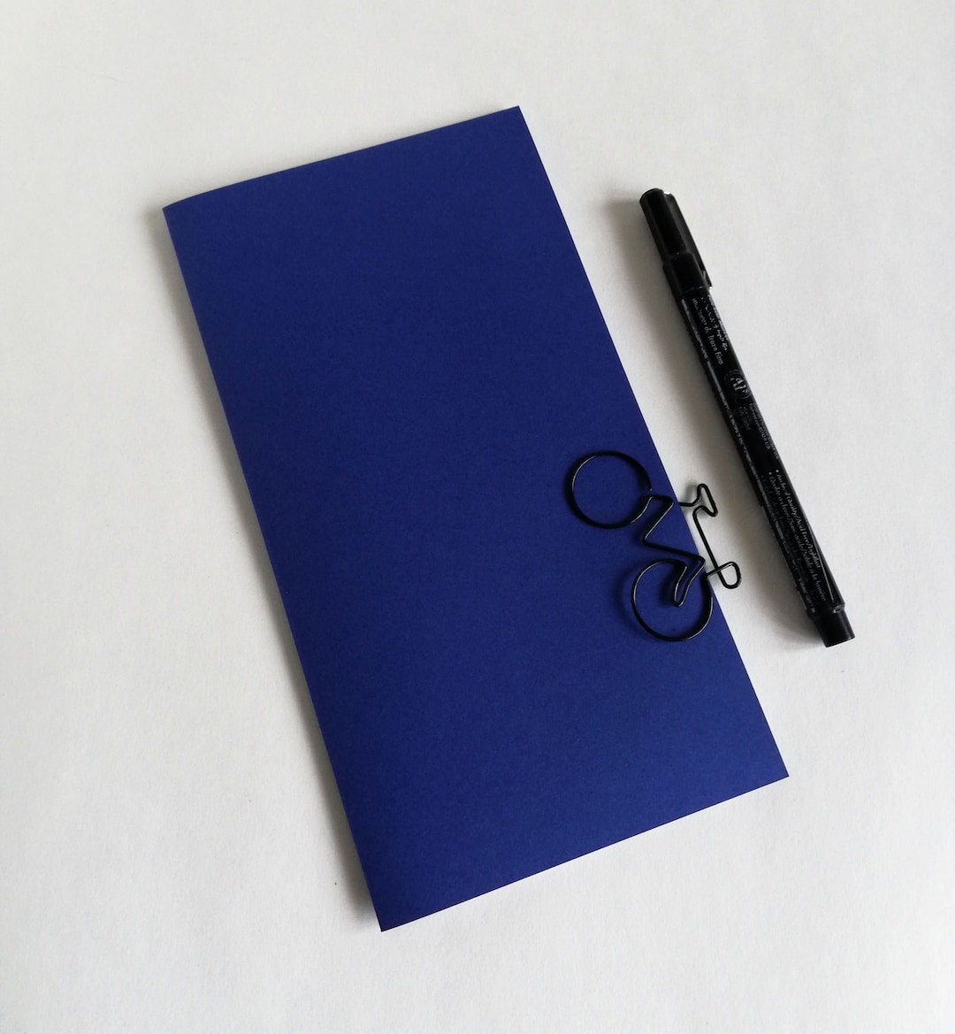 Blue Matte Insert Travelers Notebook Insert - ROYAL BLUE - Midori Insert - Regular ...