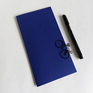 Travelers Notebook Insert - ROYAL BLUE - Midori Insert - Regular Standard Wide B6 Personal A6 Pocket Field Notes Passport Micro - N611