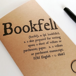 Bookfell - Travelers Notebook Insert - Fauxdori Midori Insert Refill - Standard Regular Personal Field Notes Pocket Cahier A6 B6 - N471