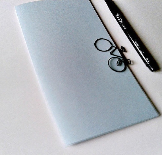 Traveler's Notebook Insert - BLUE - Midori Insert - Regular
