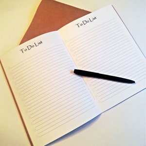 TO Do List Traveler&#39;s Notebook Insert - Midori Insert - Fauxdori Refill Notebook - Productivity Planner Insert - C013