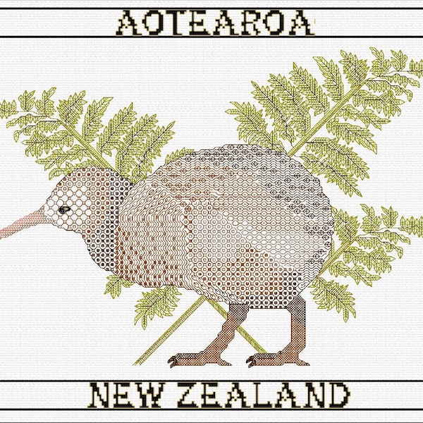 Kiwi Embroidery Etsy