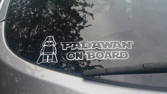 It/'s A Boy Bumper Sticker Star Wars Darth Vader Baby On Board Decal