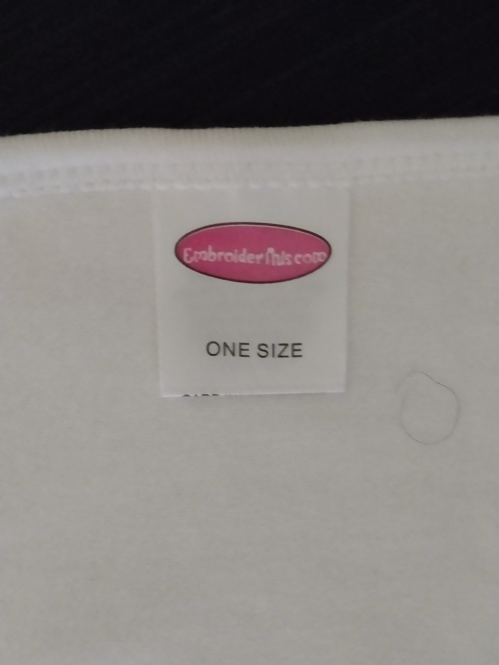 Baby bib white with pink butterfly embroidered on it very  etsy