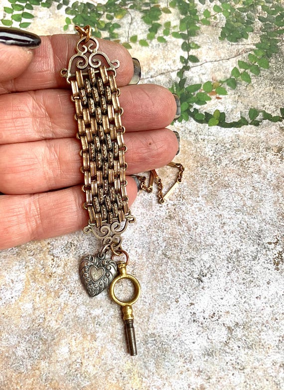 antique gold mens gold pocket watch chain