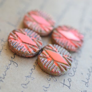 Czech Glass Beads | Picasso Beads | Boho Beads | Premium Picasso Czech Glass Beads | 18mm | 4 PCS