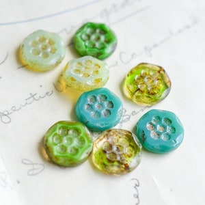 Czech Glass Beads Picasso Beads Boho Beads Premium Picasso Czech Glass Beads 12mm 8 PCS image 1