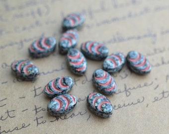 Czech Glass Beads | Picasso Beads | Boho Beads | Premium Picasso Czech Glass Beads | 14mm | 6 PCS