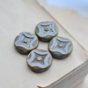 Picasso Czech Glass Beads, Czech Glass Beads, Premium Glass Beads, Jewelry Supplies, Table Cut Bead, Boho Bead, Beading and Jewelry Supplies