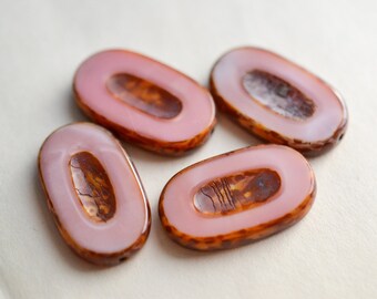 Czech Glass Beads | Picasso Beads | Boho Beads | Premium Picasso Czech Glass Beads | 18mm | 2 PCS