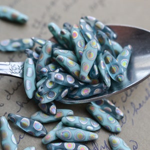 Czech Glass Beads | Picasso Beads | Boho Beads | Premium Picasso Czech Glass Beads | 16mm | 12 PCS