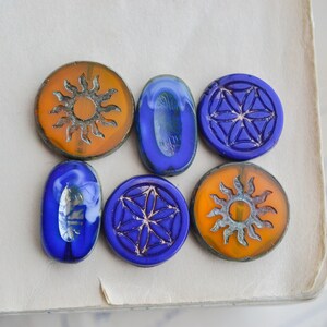 Czech Glass Beads Mix Picasso Beads Boho Beads Premium Picasso Czech Glass Beads image 3