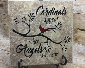 Los cardenales aparecen cuando los ángeles están cerca