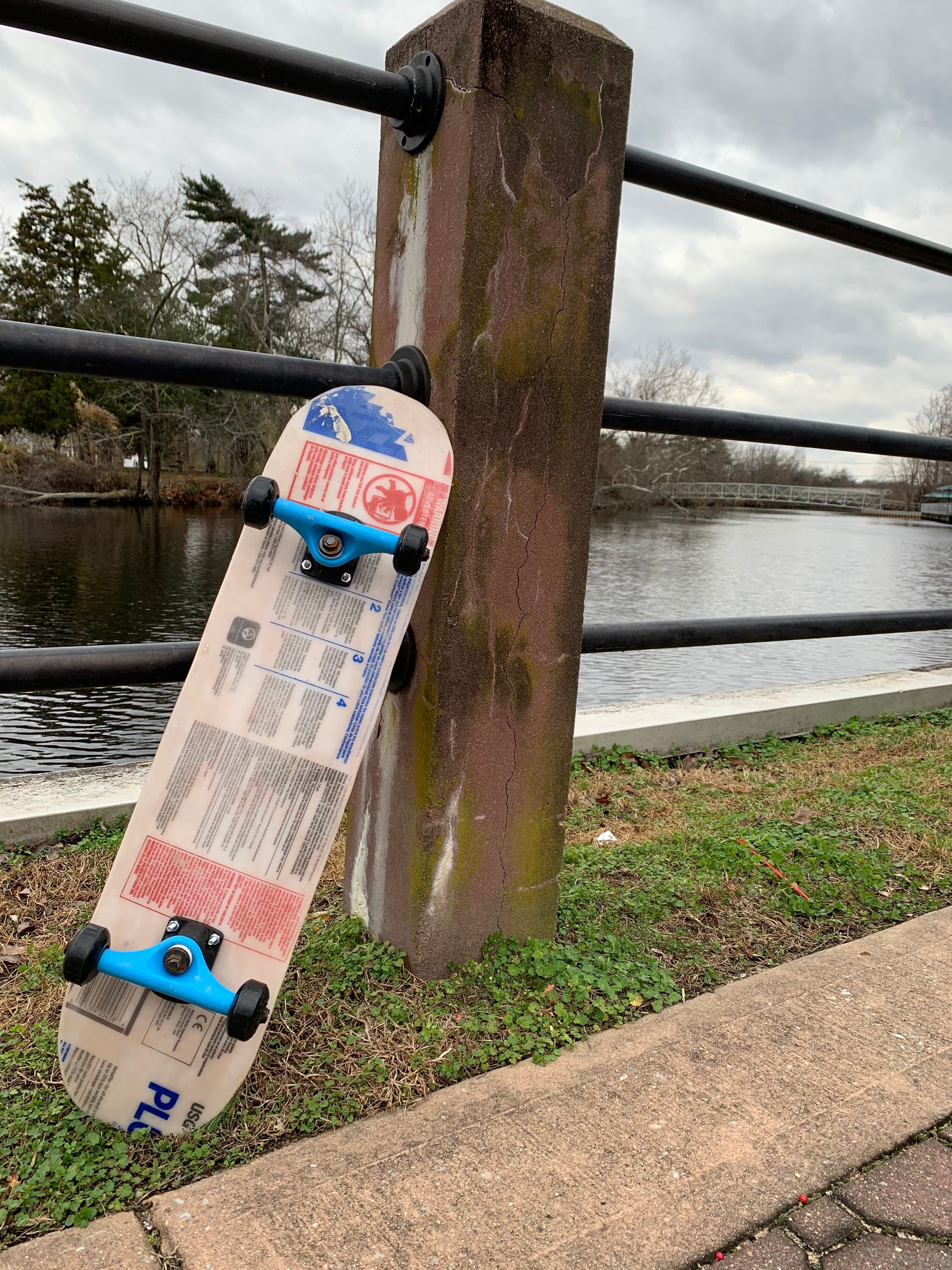 Upcycled skateboard made out of HDPE plastic buckets Etsy
