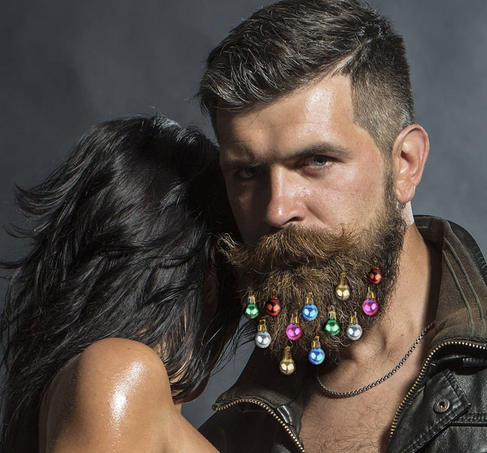 Beard Ornaments Beard Bauble Ornaments Beard Clip 15mm 12 Etsy