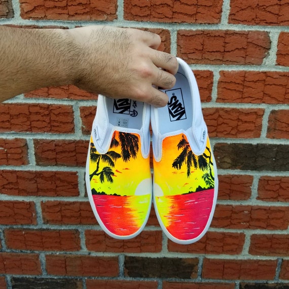 vans fleurs tropical