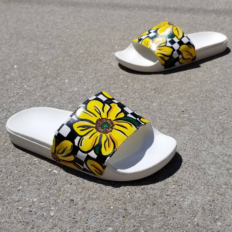 vans sunflower slides