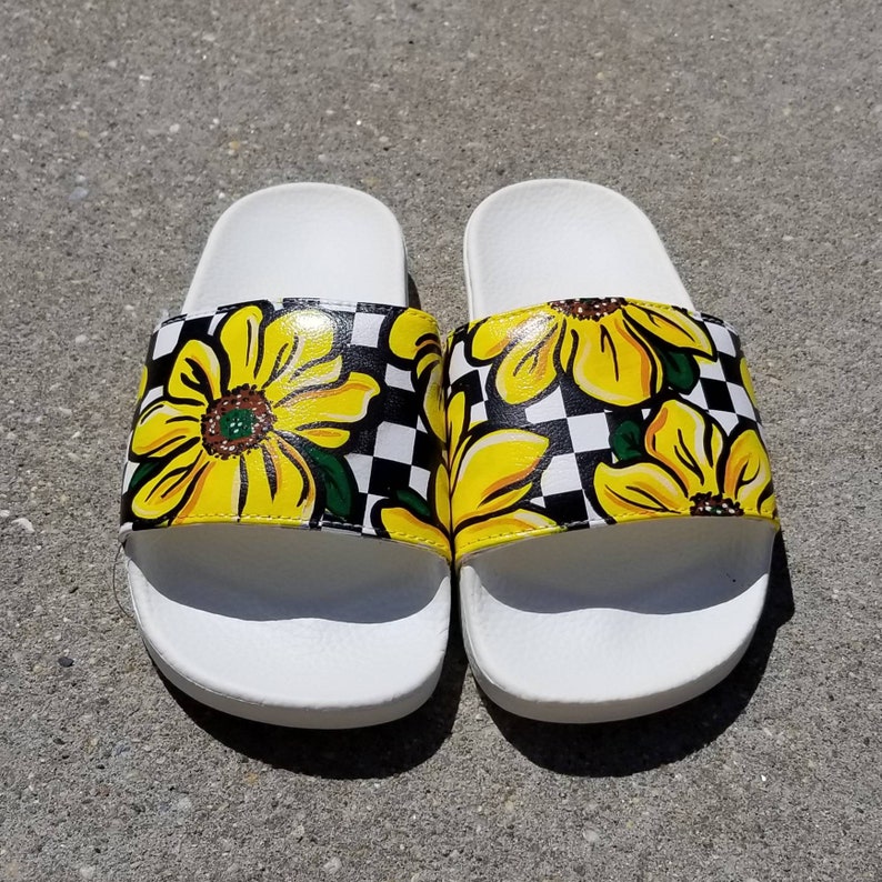 vans sunflower slides