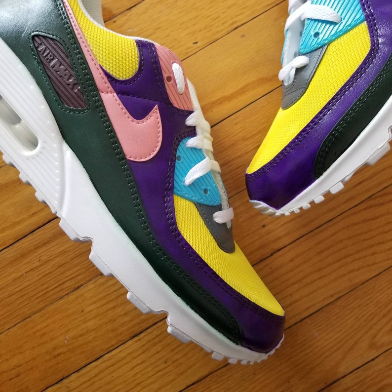 Wotherspoon Nike Air Max 90 Custom Sneakers AM90 | Etsy