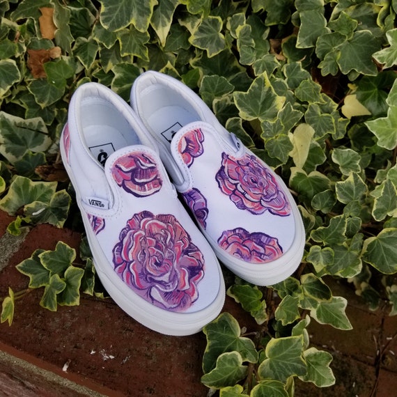 vans floral design