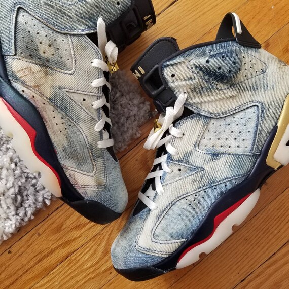 Custom Nike Air Jordan Retro 6 'Olympic 