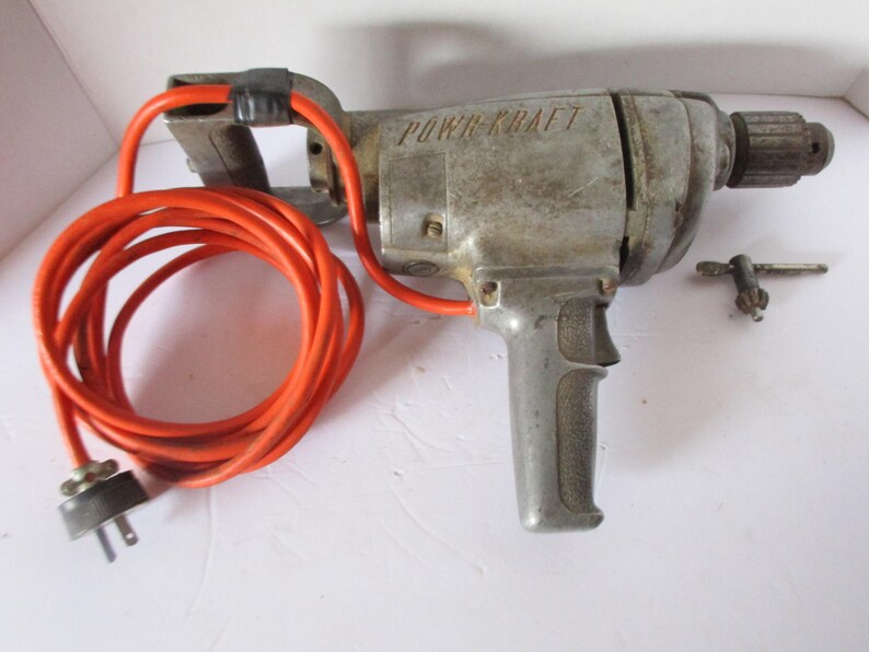 Drill / Heavy Duty / MONTGOMERY WARD PowrKraft /Model TPC Etsy