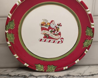 Christopher Radko "Letters to Santa" Christmas plate 9"