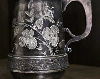 Wilcox Silver Plate Co. quadruple plate cup mug late 19th Century