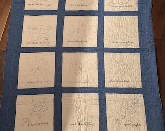 Antique Crib Quilt 1942