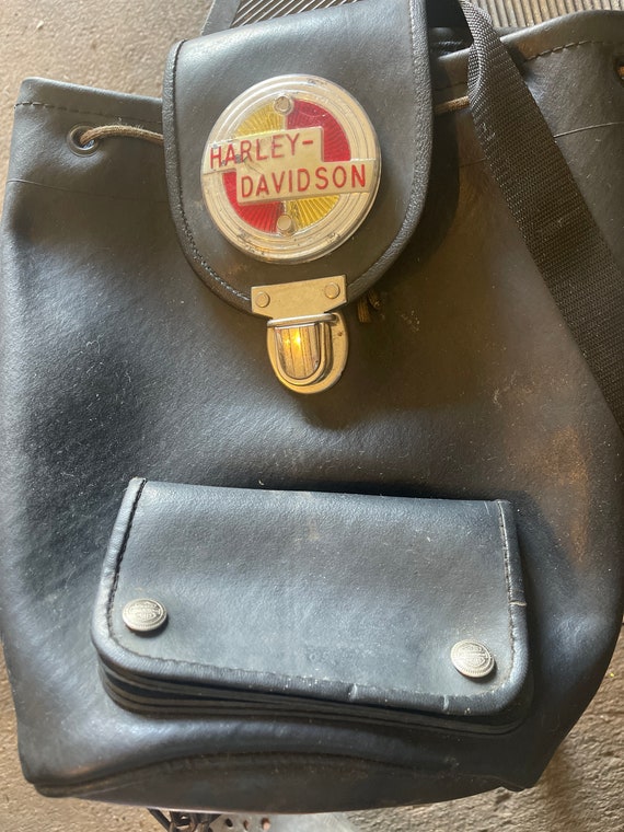 Vintage Ladies Harley Davidson Backpack