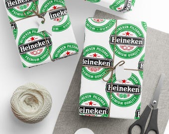 Heineken Beer Wrapping Paper
