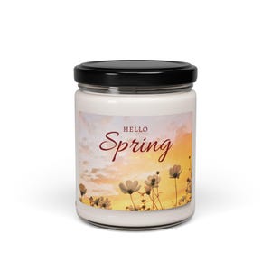 Spring Scented Soy Candle: Eco-Friendly Home Fragrance