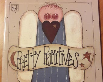 Pretty Primitives by Karen Stone - Tole Painting - Seasonal Wood Paint Designs - Painting Pattern Book