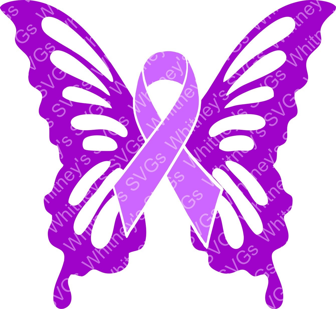Download Lupus Awareness Butterfly Now With 2 Layers Svg Dxf Cutting Etsy