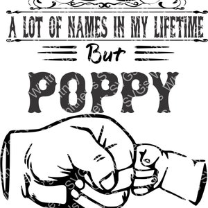 Ich habe viele Namen genannt wurde, in meinem Leben, aber Mohn ist mein Lieblings SVG DXF-Cutting-Datei