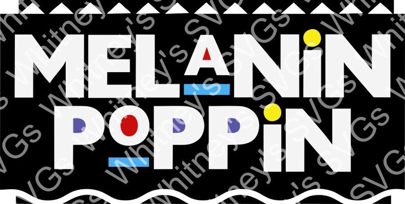 Melanin Poppin SVG DXF Cutting File | Etsy