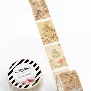 Washi Tape *SHOP EXCLUSIVE* Deco Paintings Masking Tape by Wintertime Crafts for Scrapbooking, Journaling, Wrapping, Collage