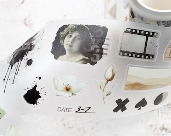 My Little Journal Pre-Cut PET Tape *SHOP EXCLUSIVE* Kiss Cut Clear Stickers by Wintertime Crafts for Journaling, Notebook, Scrapbooking
