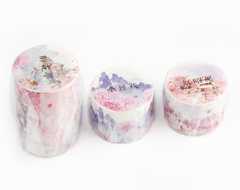 Destash Sale: Watercolor Washi Tapes 3 Rolls, Decorative Paper Tapes for Paper Crafts, Scrapbooking, Journals