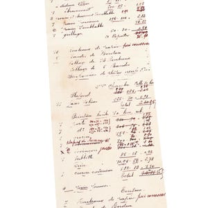 Vintage Calculations Washi Tape *SHOP EXCLUSIVE* Retro Handwritten Document Tape with Liner by Wintertime Crafts for Journaling, Notebook