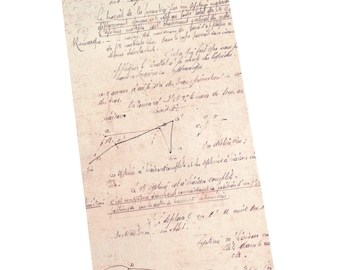 Vintage French Engineering Notes Washi Tape *SHOP EXCLUSIVE* Retro Diagrams Document Tape with Liner by Wintertime Crafts for Journaling