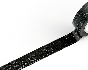 Perfectly Imperfect: Scribbles Washi Tape with Faded Print, Decorative Tape for Journaling, Scrapbooking