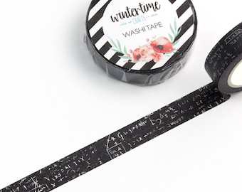 Scribbles Washi Tape *SHOP EXCLUSIVE* Random Handwritten Notes, Decorative Tape by Wintertime Crafts for Journaling, Scrapbooking, Drawings