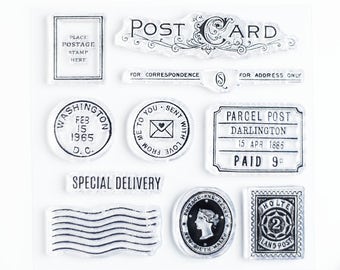 Elizabeth Craft Designs - You've Got Mail Collection - Clear Photopolymer  Stamps - Correspondence From The Past 1