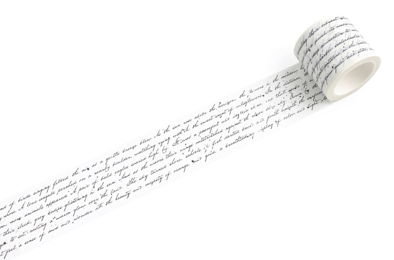 Washi Tape With Elegant Writing and Splatter *SHOP EXCLUSIVE* Vintage ...