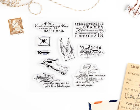 How To Use Clear Stamps for Journaling